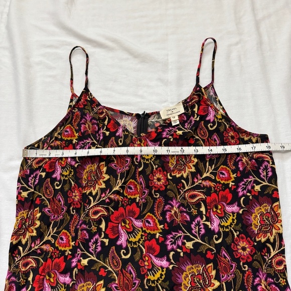 Anthropologie Kachel 12 Floral Jumpsuit ~ Wide Crop Leg Boho Festival Y2K - Picture 5 of 10